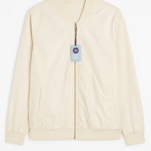 Joy Clean Boss Women’s Ivory Windbreaker Jacket – Size M